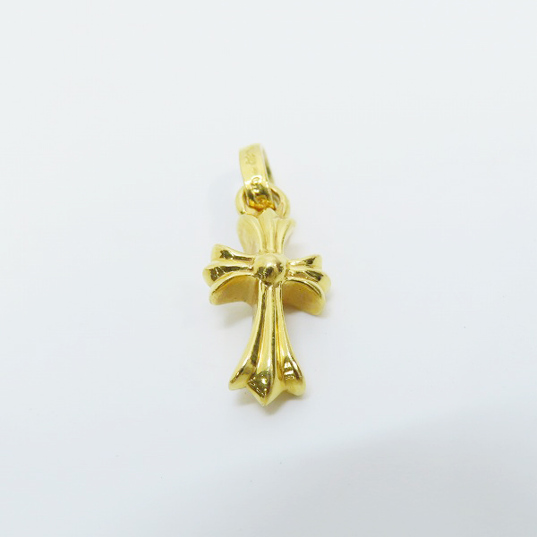 実際に弊社で買取させて頂いたCHROME HEARTS/クロムハーツ 22K CRS BBYFAT/ベビーファット クロス チャーム/トップの画像 2枚目