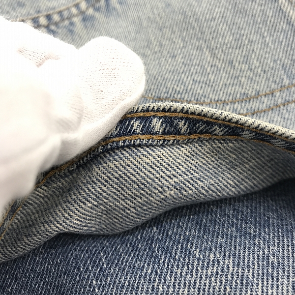 実際に弊社で買取させて頂いたLEVI'S/リーバイス 501 ヴィンテージ 66後期 刻印6 スモールe ボタンフライ デニムパンツ/W38L34の画像 6枚目