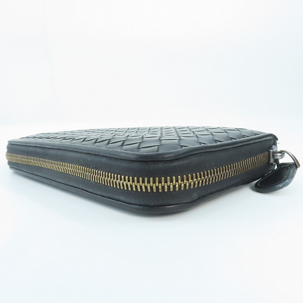 実際に弊社で買取させて頂いたBOTTEGA VENETA/ボッテガヴェネタ イントレチャート ラウンドファスナーウォレット/長財布の画像 2枚目