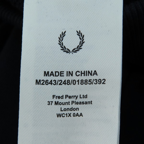 実際に弊社で買取させて頂いたFRED PERRY/フレッドペリー Tipped Hooded Sweatshirt スウェット プルオーバーパーカー M2643/Sの画像 3枚目