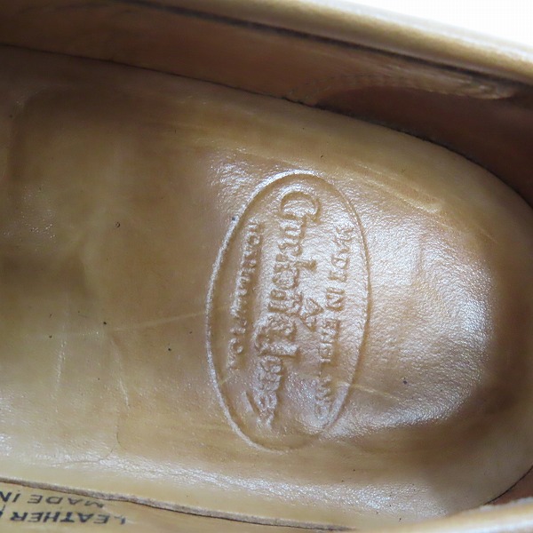 実際に弊社で買取させて頂いたCROCKETT＆JONES/クロケット＆ジョーンズ ハンドグレードライン コインローファー 5749/5.5の画像 6枚目