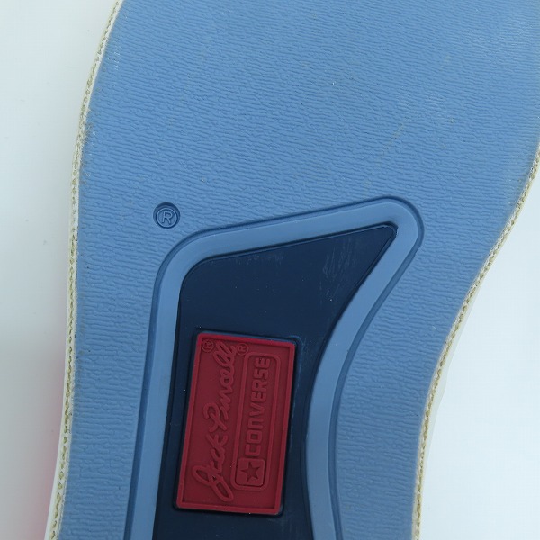 実際に弊社で買取させて頂いた【未使用】CONVERSE/コンバース JACK PURCELL/ジャックパーセル APPLE RED/26.5の画像 7枚目