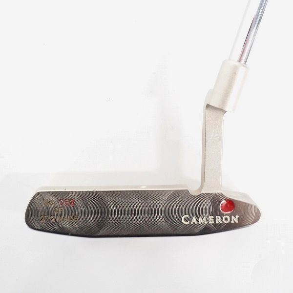 実際に弊社で買取させて頂いたScotty Cameron/スコッティキャメロン タイガー・ウッズ 2000 USオープン 272本限定パター 34.25インチ ヘッドカバー付の画像 2枚目