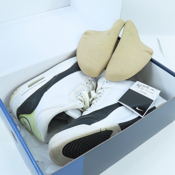 実際に弊社で買取させて頂いたFRAGMENT DESIGN×NIKE/フラグメントデザイン×ナイキ AIR JORDAN 3 エアジョーダン3 DA3595-100/26の画像 8枚目