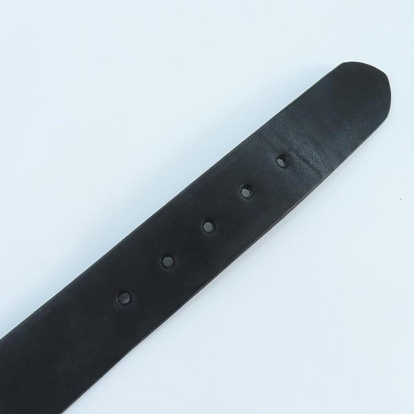 実際に弊社で買取させて頂いた(1)【未使用】SUGAR CANE/シュガーケーン レザーベルト/SCO-2320/ブラック/40の画像 3枚目