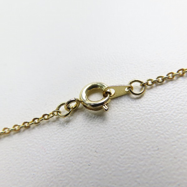 実際に弊社で買取させて頂いたChristian Dior/クリスチャンディオール ハート ラインストーン ネックレス の画像 5枚目