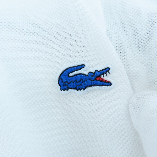 実際に弊社で買取させて頂いたLACOSTE/ラコステ 半袖ポロシャツ ホワイト PH140LJ /3の画像 4枚目