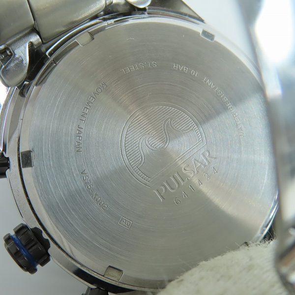実際に弊社で買取させて頂いたSEIKO/セイコー PULSAR/パルサー WRC RALLY ラリー ソーラー 腕時計 PX5019X1の画像 4枚目