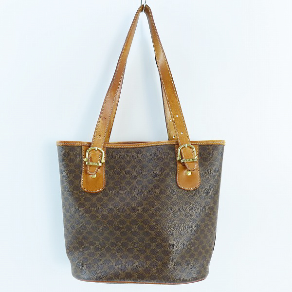 実際に弊社で買取させて頂いたCELINE/セリーヌ マカダム柄 ショルダーバッグ ハンドバッグ/トートバッグ の画像 1枚目