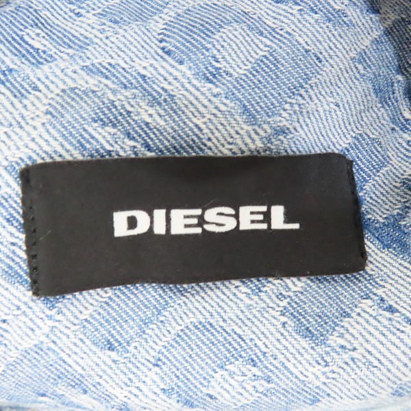 実際に弊社で買取させて頂いたDIESEL/ディーゼル D-LEO CAMICIA DENIM SHIRT/デニムシャツ 00T001084WW/XSの画像 2枚目