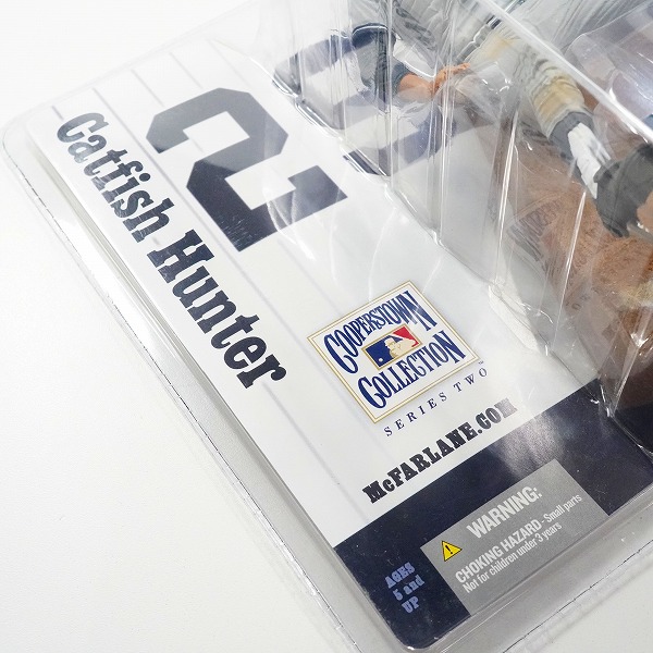 実際に弊社で買取させて頂いた【未開封】McFARLANE/マクファーレン ニューヨーク・ヤンキース #29 Catfish Hunter キャットフィッシュ・ハンター フィギュアの画像 5枚目