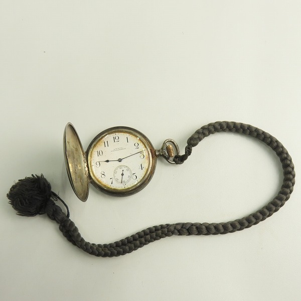 実際に弊社で買取させて頂いた【ジャンク】A.W.W.Co WALTHAM MASS/ウォルサム ヴィンテージ懐中時計 SILVER925ケース