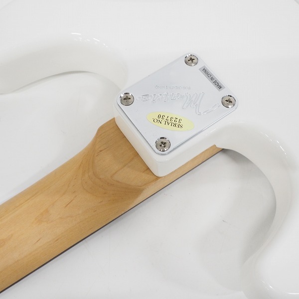 実際に弊社で買取させて頂いた★Mavis/メイビス MST-200 ストラトキャスターType エレキギター ギグケース付の画像 8枚目