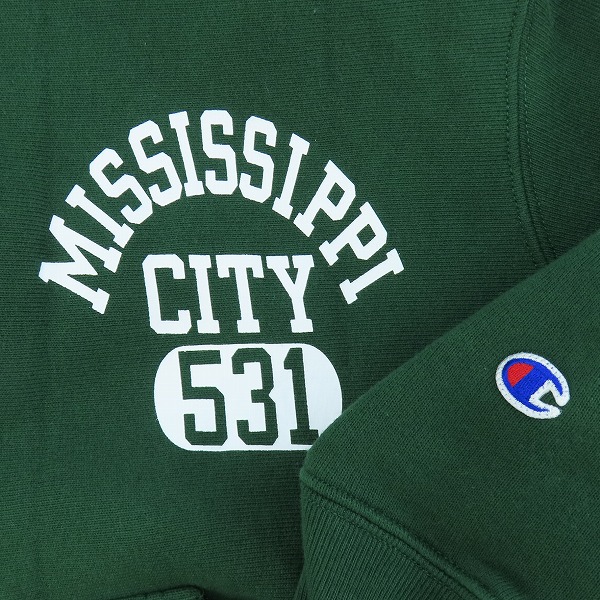 実際に弊社で買取させて頂いた Champion/チャンピオン ジップパーカー C8-Y133/Mの画像 5枚目