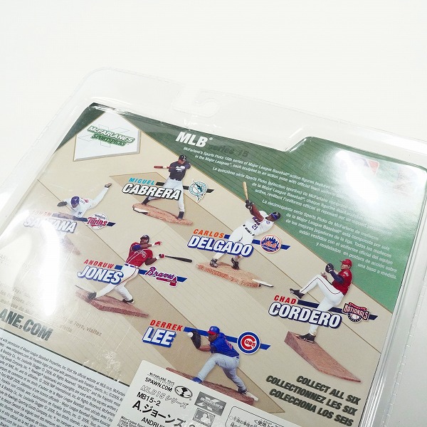 実際に弊社で買取させて頂いた【未開封】McFARLANE TOYS/マクファーレントイズ アトランタ・ブレーブス #25 ANDRUW JONES アンドリュー・ジョーンズの画像 7枚目