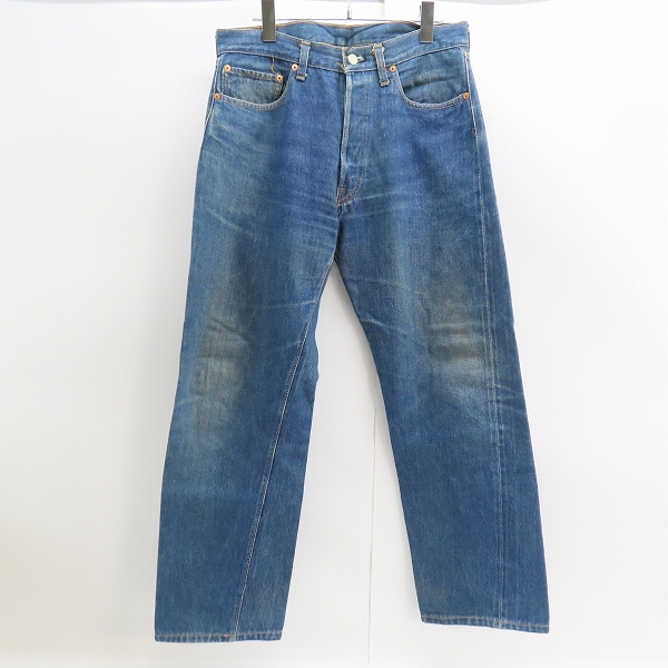 実際に弊社で買取させて頂いたLEVI'S/リーバイス 501 ヴィンテージ 66後期 刻印6 スモールe ボタンフライ デニムパンツ/W34L36