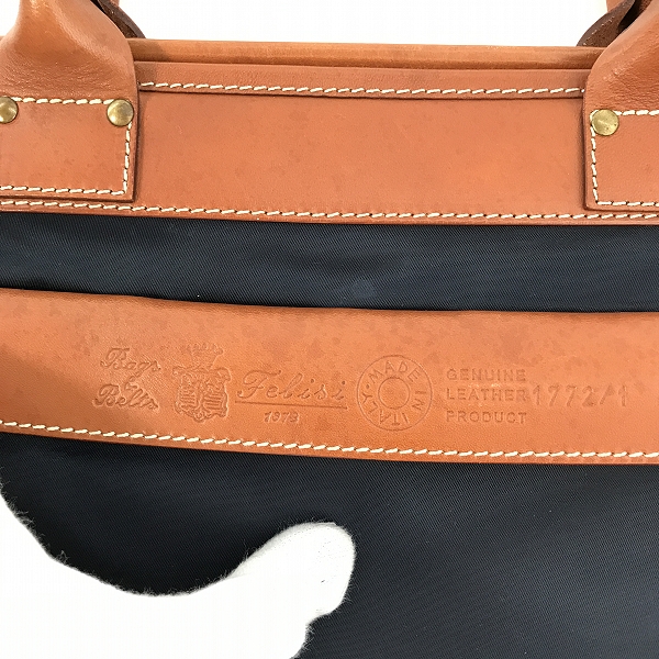実際に弊社で買取させて頂いたFelisi/フェリージ ナイロン×レザー ブリーフケース/ビジネスバッグ 1772/1の画像 4枚目