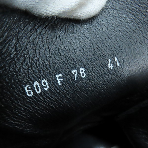 実際に弊社で買取させて頂いたDIRK BIKKEMBERGS/ダークビッケンバーグ レザーワイヤーブーツ 609 F 78/41の画像 5枚目