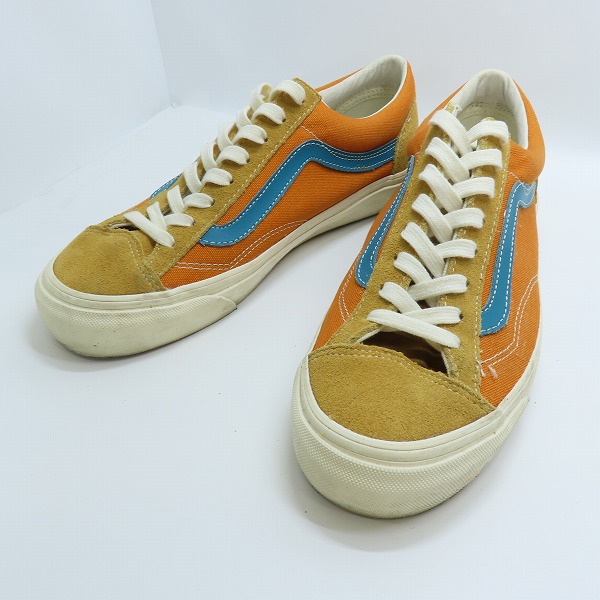 実際に弊社で買取させて頂いたVANS/バンズ オリジナルズ OFF THE WALL/オフ ザ ウォール ローカットスニーカー オレンジ×ベージュ T375/8