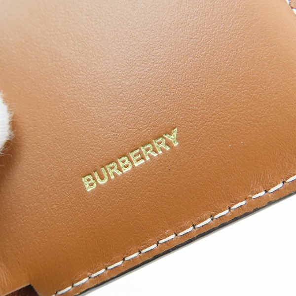 実際に弊社で買取させて頂いたBURBERRY/バーバリー ノバチェック PVC ホック 三つ折り 財布 ウォレットの画像 5枚目