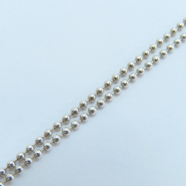 実際に弊社で買取させて頂いたBloody Mary/ブラッディマリー SILVER925 ボールチェーンネックレスの画像 3枚目