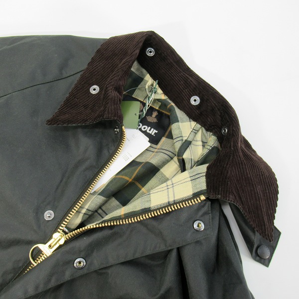 実際に弊社で買取させて頂いた【未使用】Barbour/バブアー OVERSIZED WAX BEDALE/オーバーサイズ ワックス ビデイル 242MWX1679/40の画像 6枚目