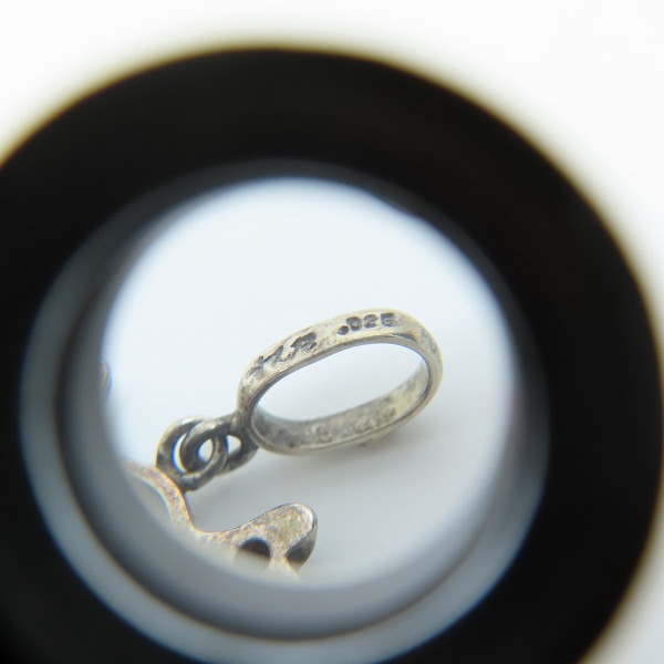 実際に弊社で買取させて頂いたLoree Rodkin/ローリーロドキン スモール フラット パヴェ スカル ペンダントの画像 4枚目