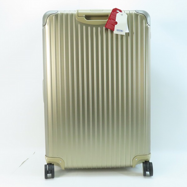 実際に弊社で買取させて頂いたRIMOWA/リモワ トパーズ チタニウム 4輪 キャリーケース/スーツケース 924.77/98Lの画像 1枚目