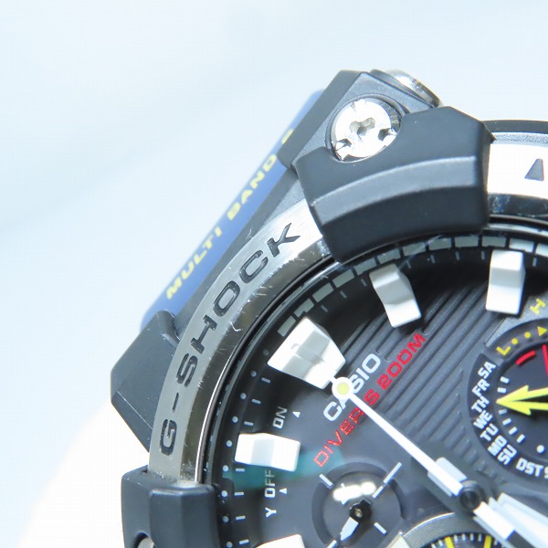 実際に弊社で買取させて頂いたG-SHOCK/Gショック MASTER OF G FROGMAN/フロッグマン Bluetooth 電波ソーラー GWF-A1000-1A2JFの画像 6枚目
