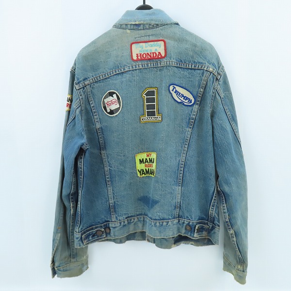 実際に弊社で買取させて頂いたLEVIS/リーバイス 70505/ボタン裏刻印521/ビッグE ヴィンテージ デニムジャケット の画像 1枚目