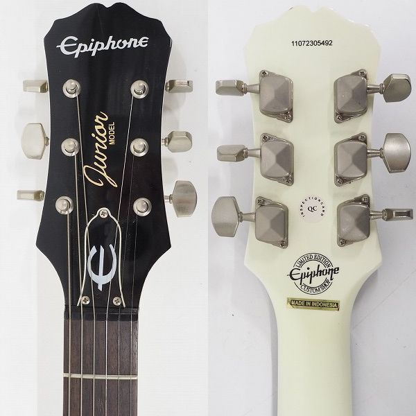 実際に弊社で買取させて頂いた★Epiphone/エピフォン Custom Shop Limited Edition Les Paul Junior/レスポール ジュニア  ギグケース付の画像 2枚目