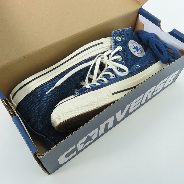 実際に弊社で買取させて頂いたCONVERSE/コンバース ALL STAR US AGEDDENIM HI/エイジドデニム ハイ スニーカー 1SD429/26の画像 8枚目