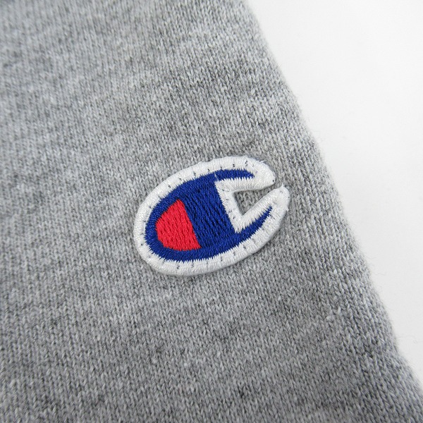 実際に弊社で買取させて頂いたChampion/チャンピオン USC REVERSE WEAVE sweat parka リバースウィーブ スウェット パーカー 赤単タグ 復刻 グレー Mの画像 3枚目