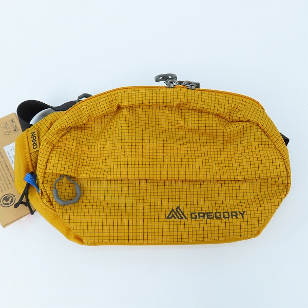 実際に弊社で買取させて頂いた【未使用】GREGORY/グレゴリー ナノ  ウエストパック/ボディバッグ ホーネットイエロー