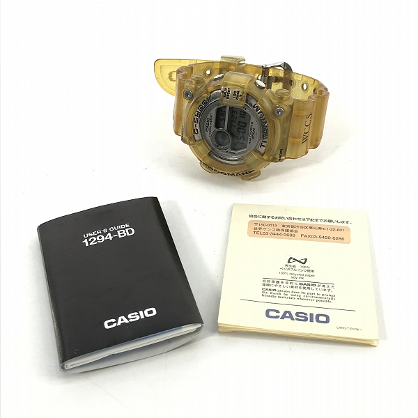 実際に弊社で買取させて頂いた【難有り】G-SHOCK/Gショック FROGMAN/フロッグマン W.C.C.S サンゴ礁 DW-8201WCの画像 8枚目