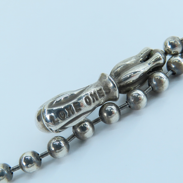 実際に弊社で買取させて頂いた【ギャラ付き】LONE ONES/ロンワンズ MF フック ボールチェーン L/ラージの画像 4枚目