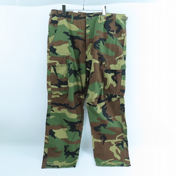 実際に弊社で買取させて頂いた【未使用】ALPHA INDUSTRIES/アルファインダストリーズ カモフラ カーゴパンツ TB1027-120/XL