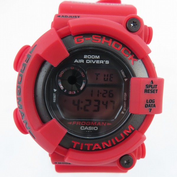 実際に弊社で買取させて頂いたG-SHOCK/Gショック FROGMAN 2000 赤潜水蛙 DW-8200NT2-4JR
