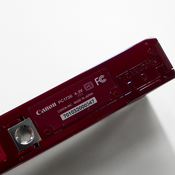 実際に弊社で買取させて頂いたCanon/キャノン IXY３ PC1736 コンパクトデジタルカメラ 動作未確認の画像 6枚目