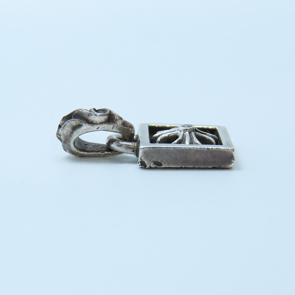 実際に弊社で買取させて頂いたCHROME HEARTS/クロムハーツ FRAMED CH PLUS/フレームド CHプラス 1P アフターダイヤ チャームの画像 3枚目