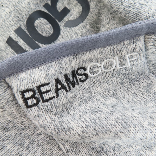 実際に弊社で買取させて頂いたBEAMS GOLF/ビームスゴルフ 20AW ポーラーテック フリース フーディー/プルオーバーパーカー グレー 82-13-0139-336/L　の画像 6枚目