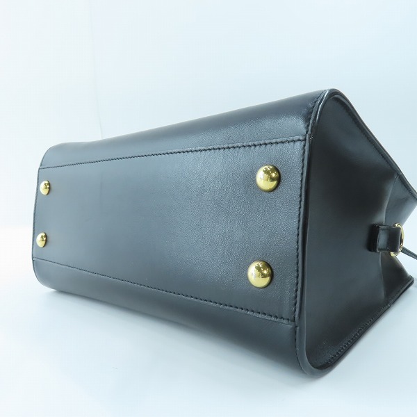 実際に弊社で買取させて頂いたSAINT LAURENT PARIS/サンローランパリ ベイビーカバス YSLロゴ 2WAY ショルダー/ミニトートバッグの画像 2枚目