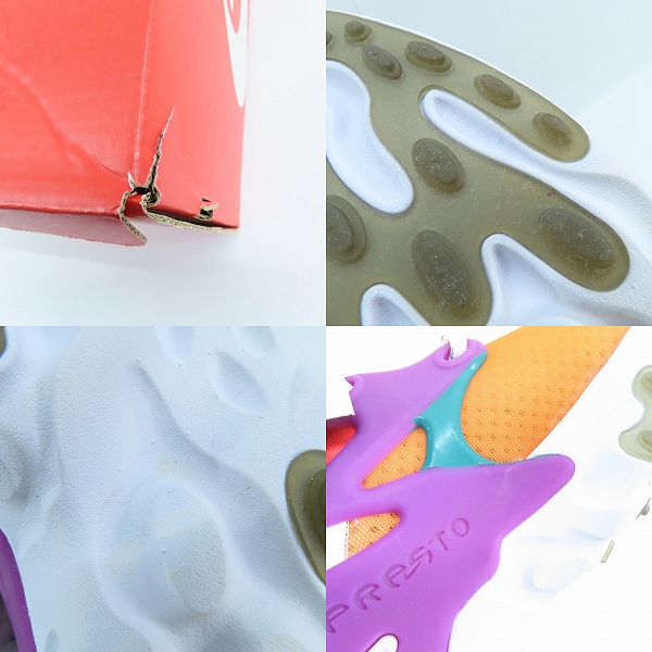 実際に弊社で買取させて頂いた【未使用】 NIKE×BEAMS/ナイキ×ビームス REACT PRESTO/リアクト プレスト 達磨 CJ8016-107/27の画像 6枚目