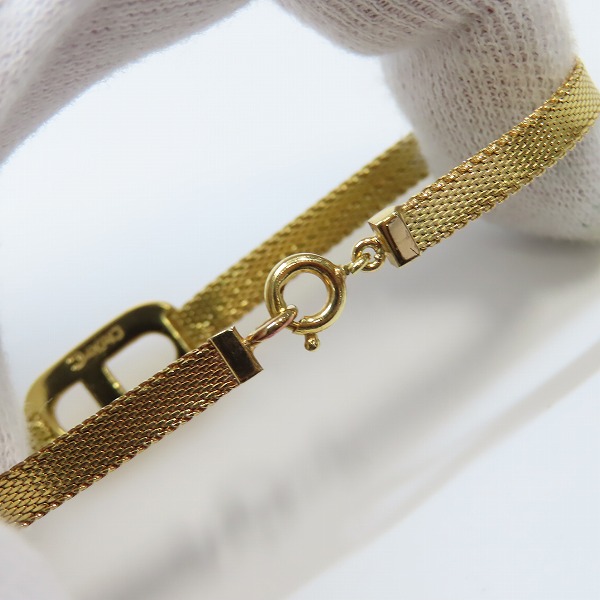 実際に弊社で買取させて頂いたChristian Dior/クリスチャンディオール ロゴ ブレスレットの画像 4枚目