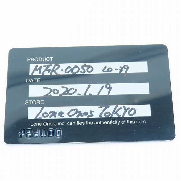 実際に弊社で買取させて頂いた 【ギャラ付き】LONE ONES/ロンワンズ ミニシルクリンク＆ネストリング 16号の画像 8枚目