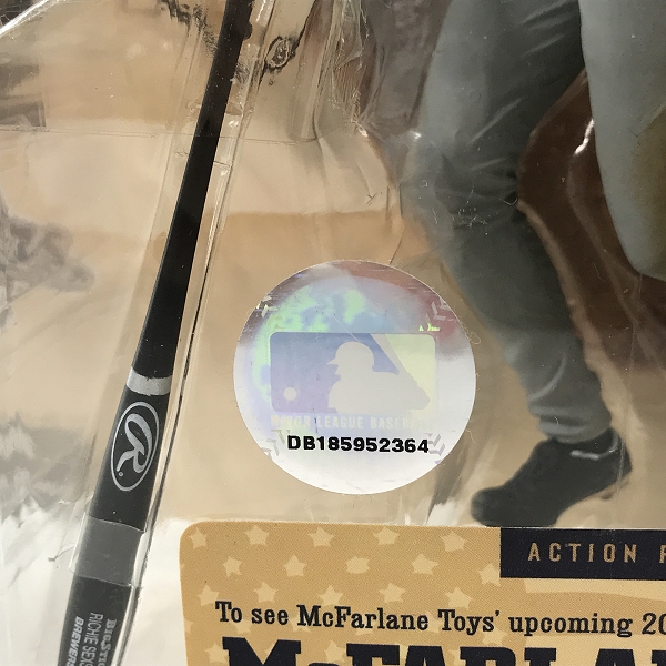 実際に弊社で買取させて頂いた【未開封】McFARLANE TOYS/マクファーレントイズ Brewers #11 RICHIE SEXSON フィギュアの画像 5枚目