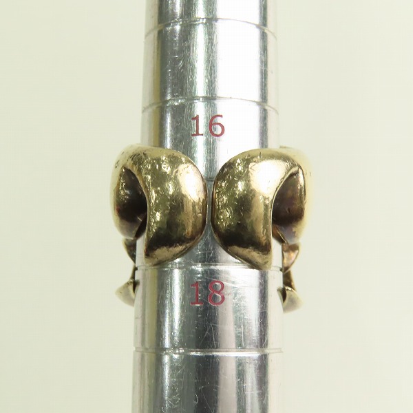 実際に弊社で買取させて頂いたTENDERLOIN/テンダーロイン 8K T-SKULL RING ボルネオスカル リング 16.5-19.5号の画像 7枚目