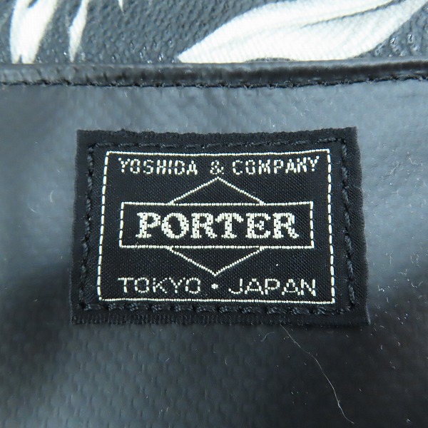 実際に弊社で買取させて頂いたポーター×エッセンシャルデザインズ×レインスプーナー カウレザー アロハ柄 2way ショルダーバッグ E161802の画像 4枚目