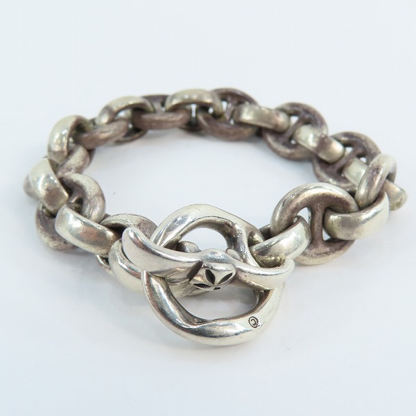 実際に弊社で買取させて頂いたBill Wall Leather/BWL/ビルウォールレザー ボートリンク ブレスレット の画像 1枚目