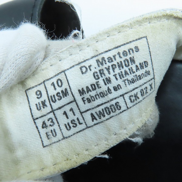 実際に弊社で買取させて頂いたDr. Martens/ドクターマーチン GRYPHON/グリフォン サンダル/UK9の画像 5枚目